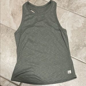 Vuori green racerback tank